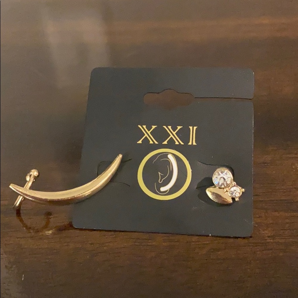 Forever 21 earring cuff set
